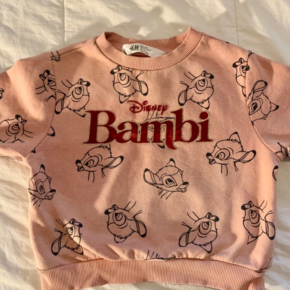 H&M Disney Bambi Sweatshirt 2T - Picture 6 of 15